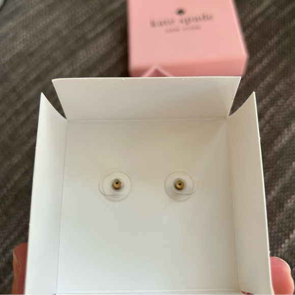 Kate Spade Bright Ideas Earrings Clear / Gold - Picture 3 of 4